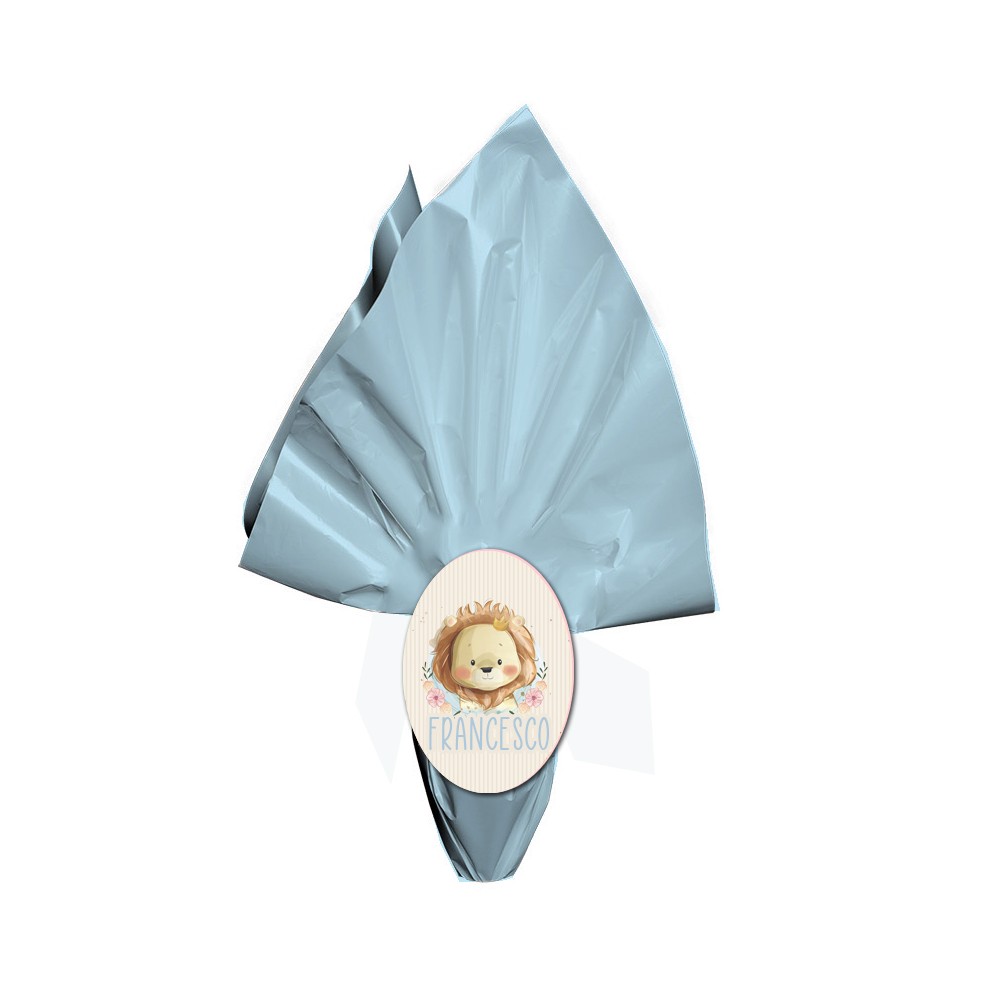 Uovo di Pasqua Leoncino Personalizzabile e portachiavi tematico