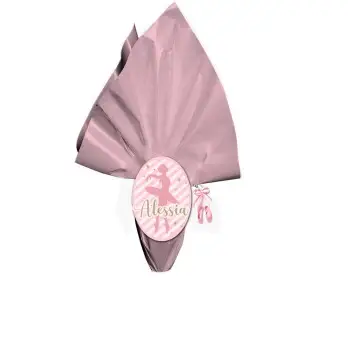 Uovo di Pasqua Ballerina Personalizzabile con portachiavi tematico