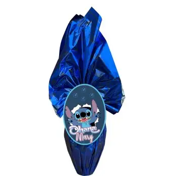 Uovo di Pasqua Stitch Personalizzabile e portachiavi tematico