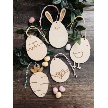 Uovo di Pasqua " Buona Pasqua Nonno/a " Personalizzabile con portachivi tematico