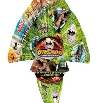 UOVO DI PASQUA DINOSAURI OVOSAURO 220 GR