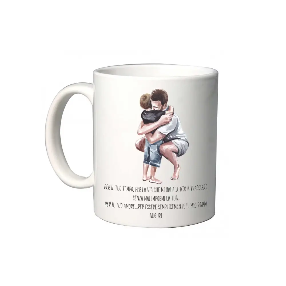 Tazza Festa del Papà  " Abbraccio "