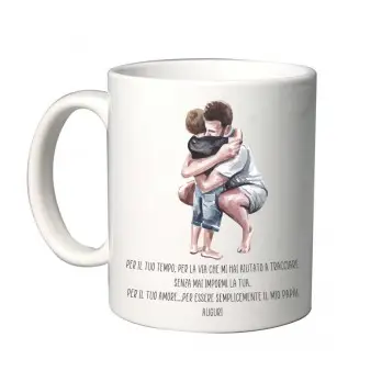 Tazza Festa del Papà  " Abbraccio "