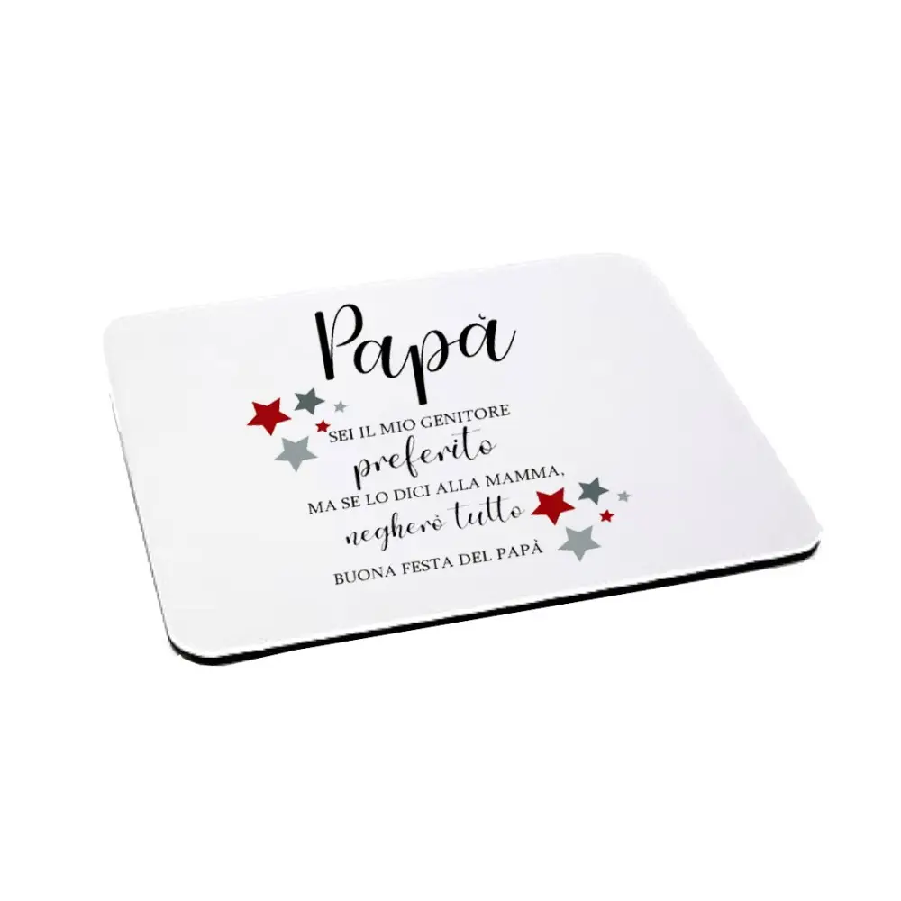 Mouse Pad Festa del Papà Tappetino per Mouse " Stars "