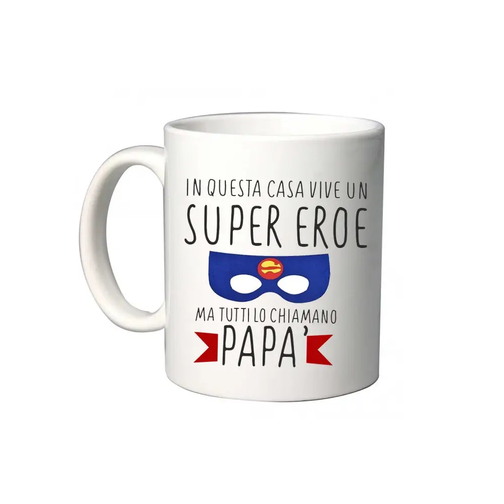 Tazza Festa del Papà  " Super Eroe "