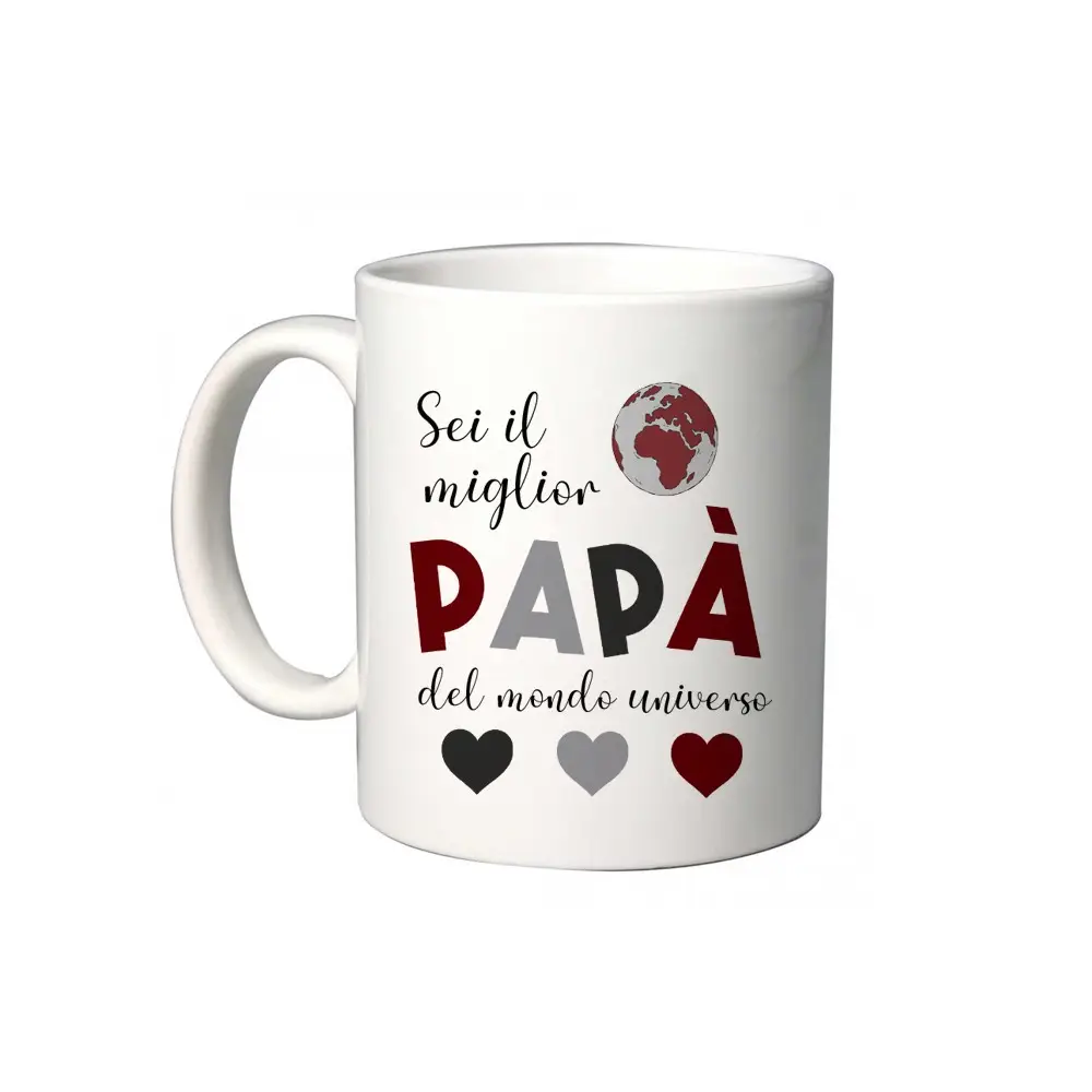 Tazza Festa del Papà  " Migliore papà del Mondo "