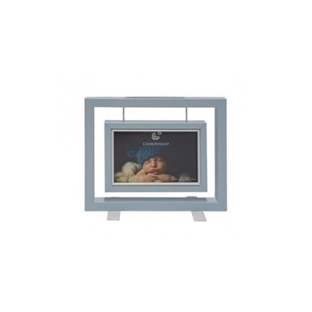 Cornice Portafoto pendente Orizzontale Celeste 10x15 - DS-612255