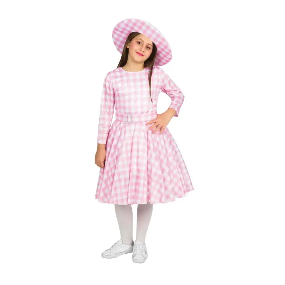 Costume di carnevale Bambola Rosa Bambina - Barbie tg XL 10/11 anni - 0109