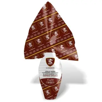 Uovo di pasqua crispo Salernitana 220g con finissimo cioccolato al latte