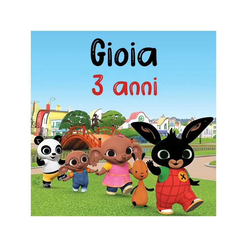 48 ADESIVI BING PERSONALIZZABILI