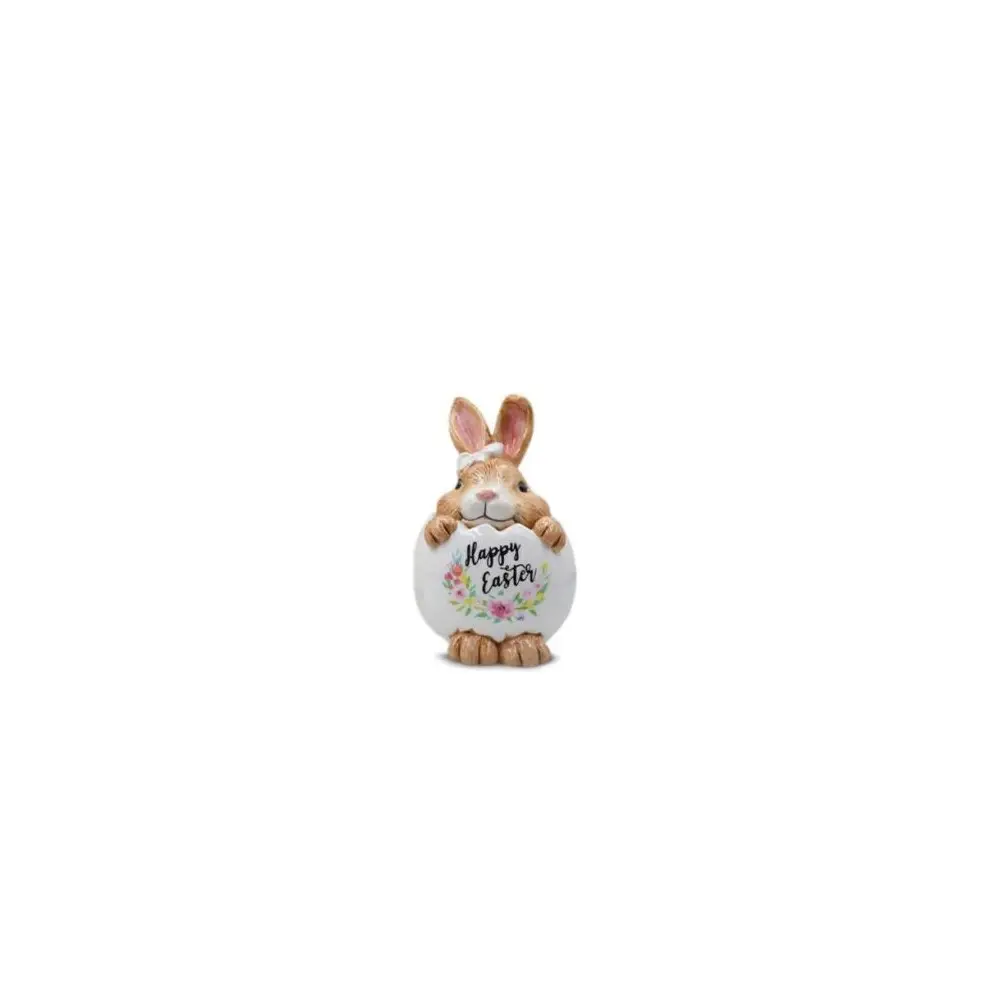 Scatola Coniglietto pasquale in Ceramica Piccola 17x24cm - F904