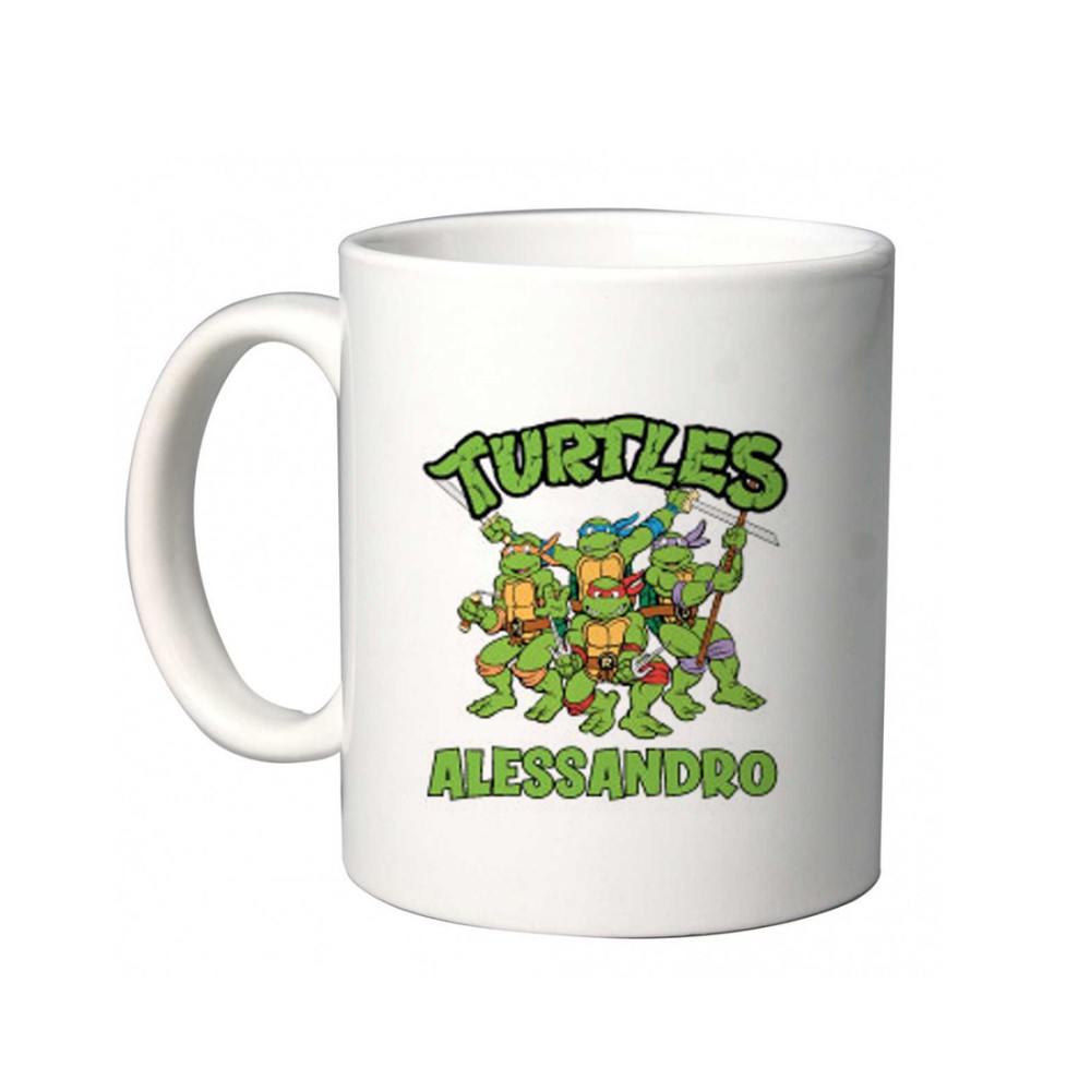 Tazza Ninja Turtles Personalizzabile
