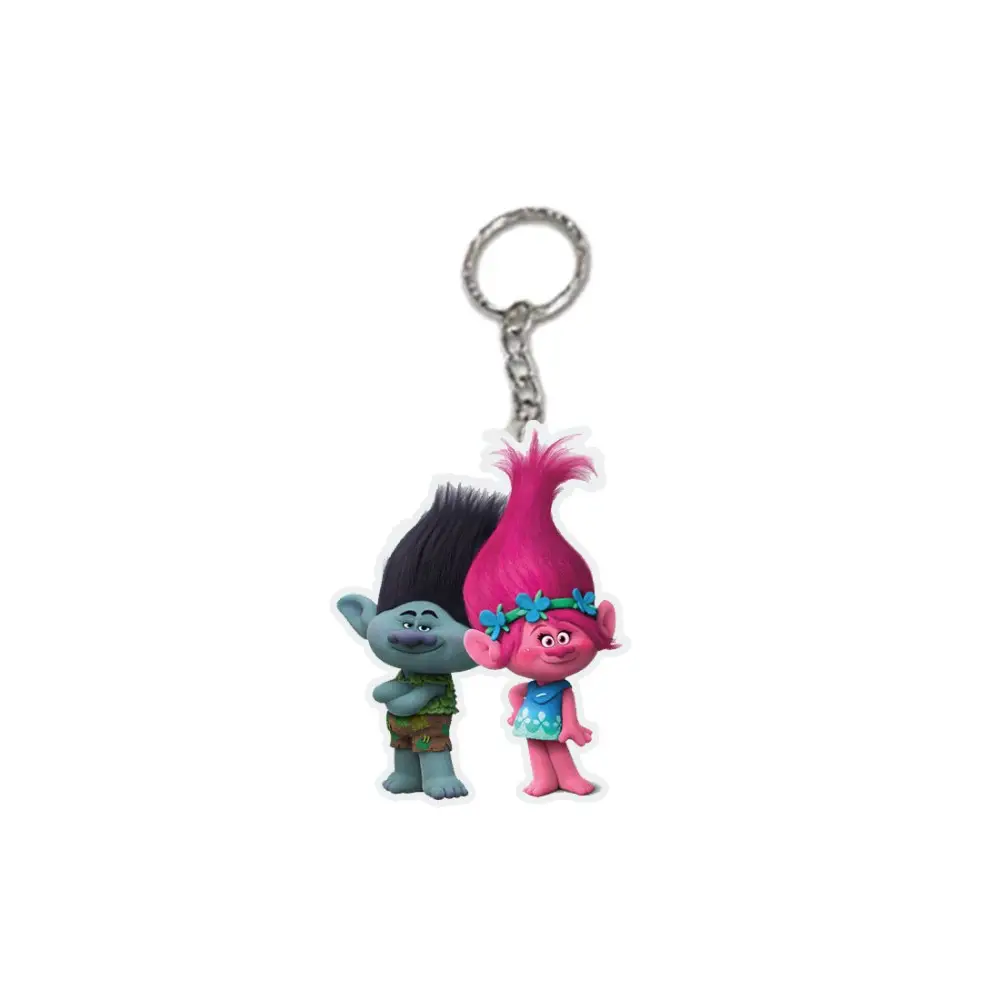 Portachiavi in plexiglass Trolls - 1 pz