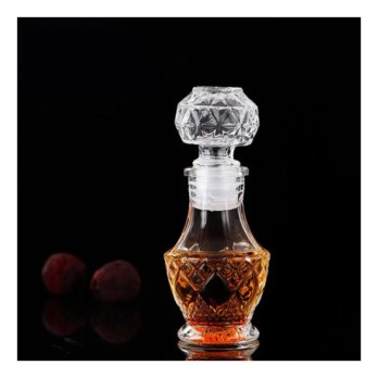 Bottiglia in vetro per liquore o profumo con tappo 50 ml  - 119017