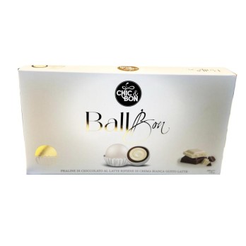 Buratti Confetti con pirottini Ball Bon Nuance Bianco 500g - BUBI050