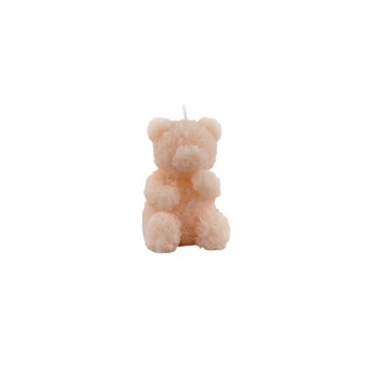 Candela Orsetto di rose Rosa 1358008 6x5,5x7,5cm