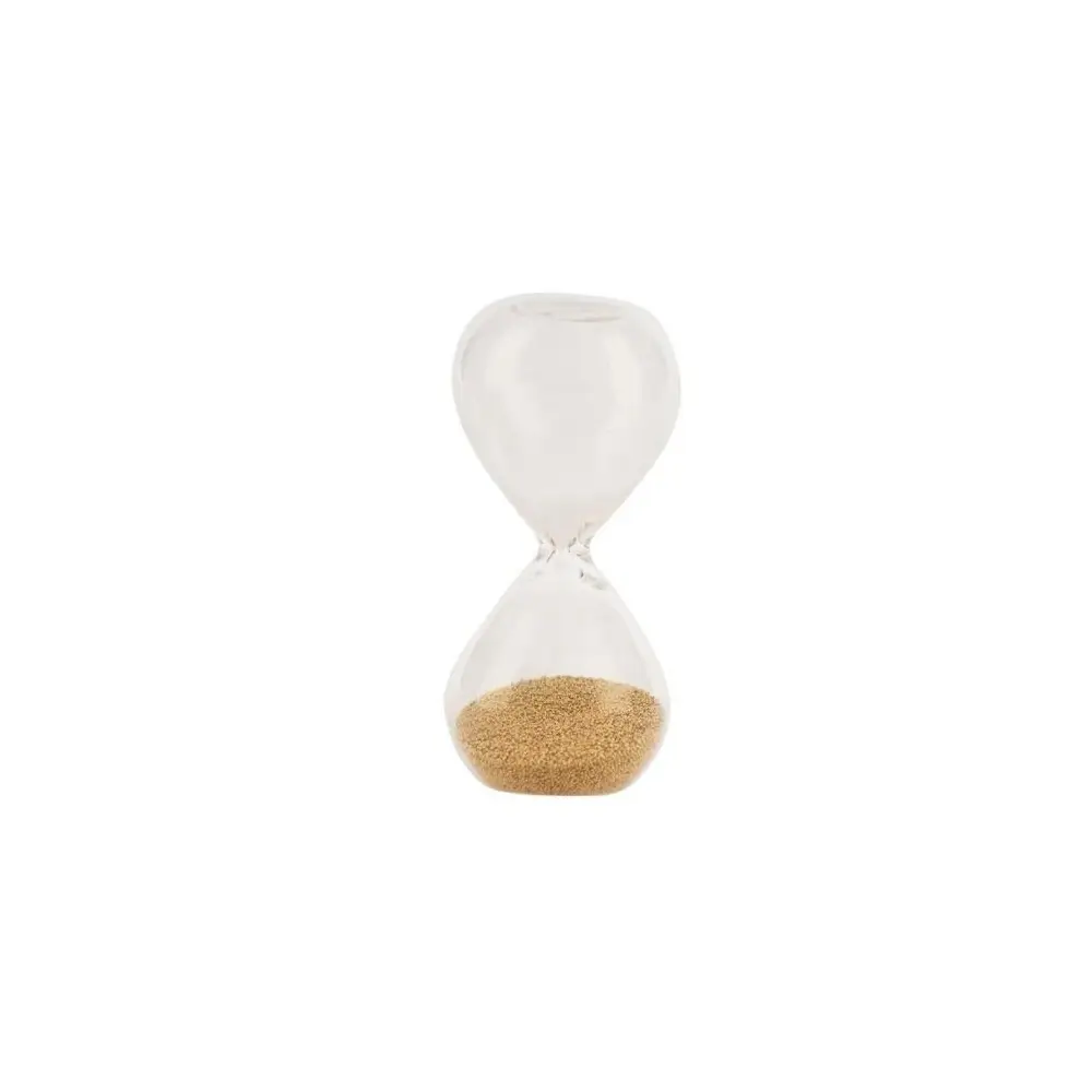 Clessidra in vetro 13 cm Sabbia Oro - 1172012