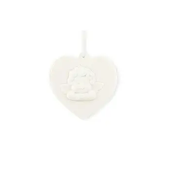 Cuore decorativo con Angelo 80 mm - C/13878D - 57805
