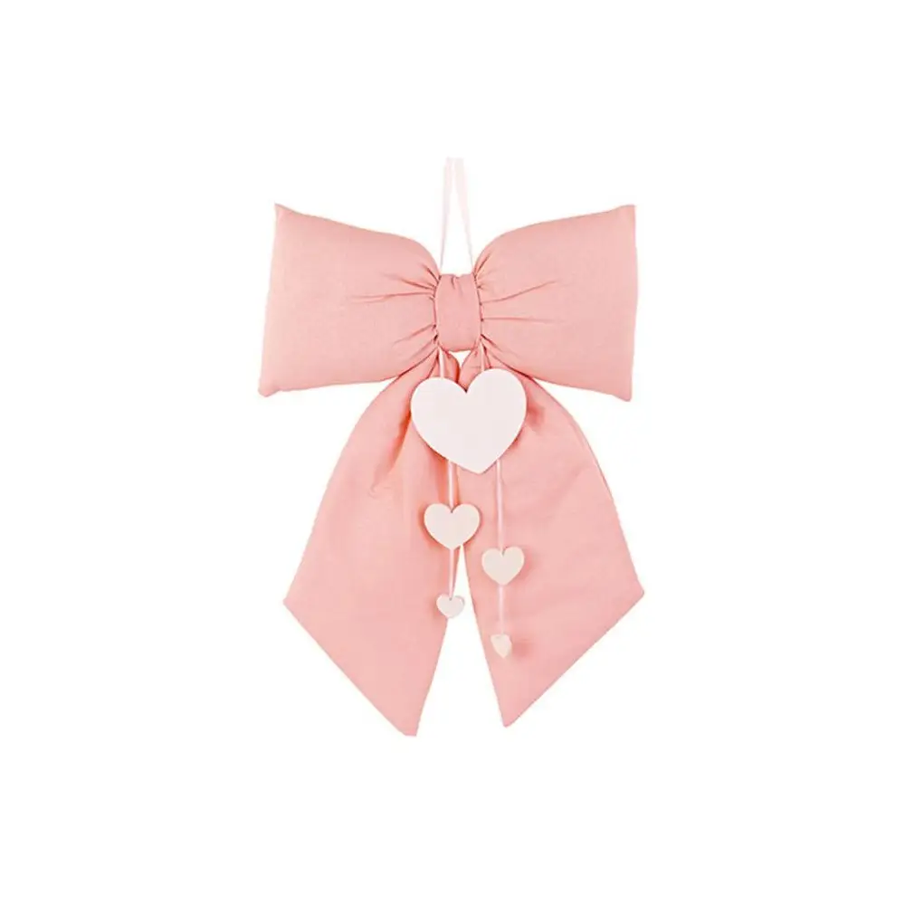 Fiocco Rosa Imbottito con Cuori Da Appendere 300 x 500 mm - 29143