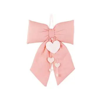 Fiocco Rosa Imbottito con Cuori Da Appendere 300 x 500 mm - 29143