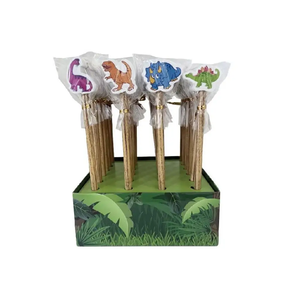 Matita con Gomma Dinosauri soggetti assortiti 1pz - MAT1001