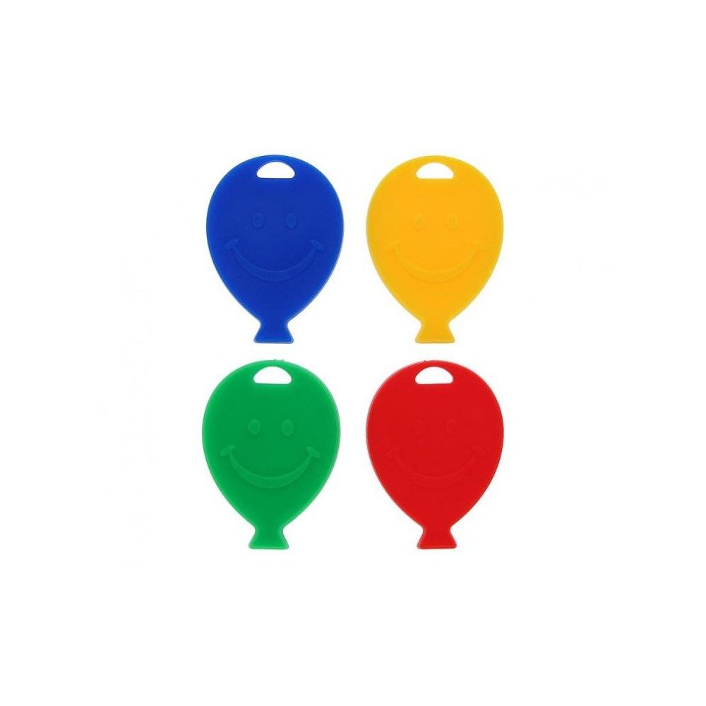 Pesi per palloncini a forma di palloncino colori assortiti,  circa 8 g/25 pezzi - GC-BL08