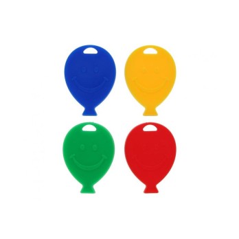 Pesi per palloncini a forma di palloncino colori assortiti,  circa 8 g/25 pezzi - GC-BL08