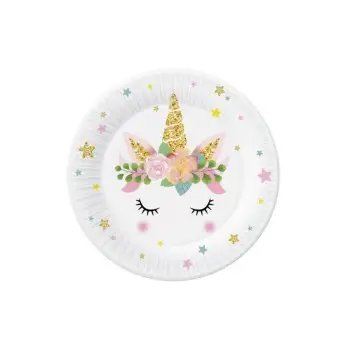 Piatti Dessert Unicorno 18cm - PW-TJD7