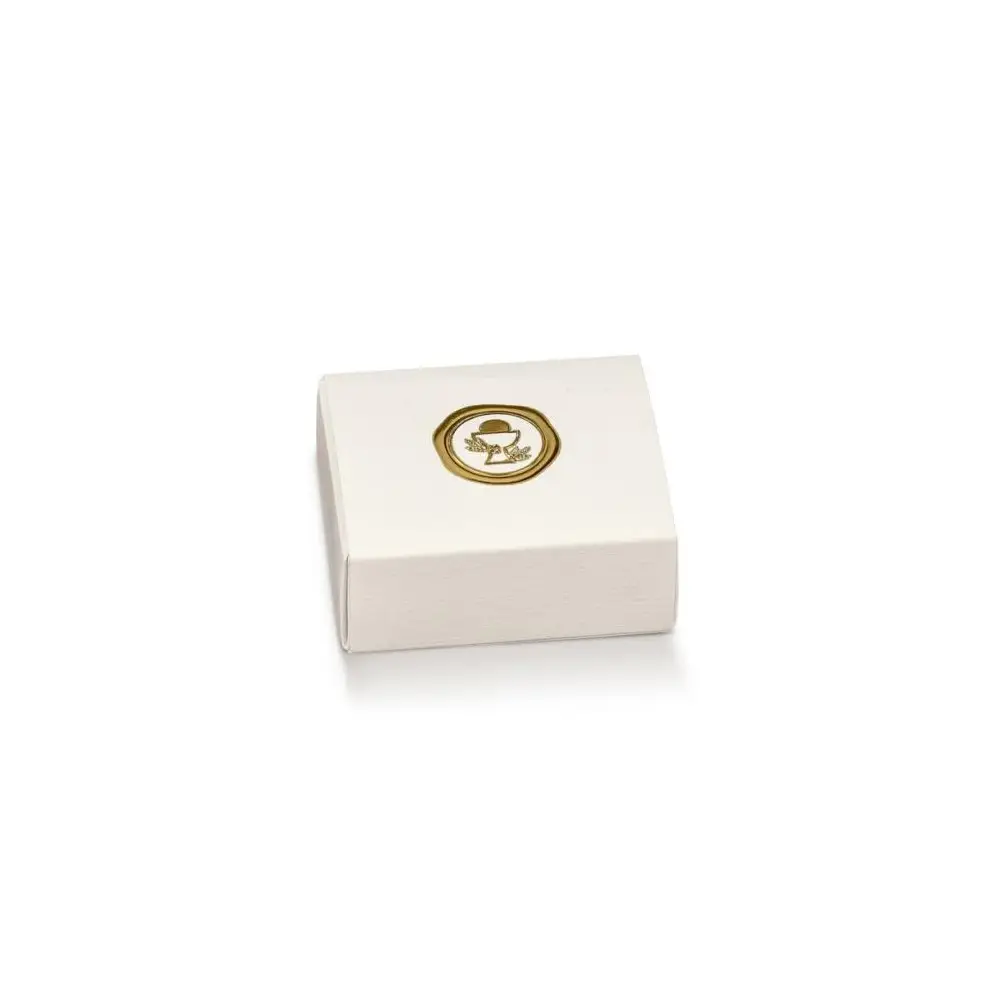 Scatolina portaconfetti cassetto quadrato bianco Prima Comunione 60x50x30mm - 19083