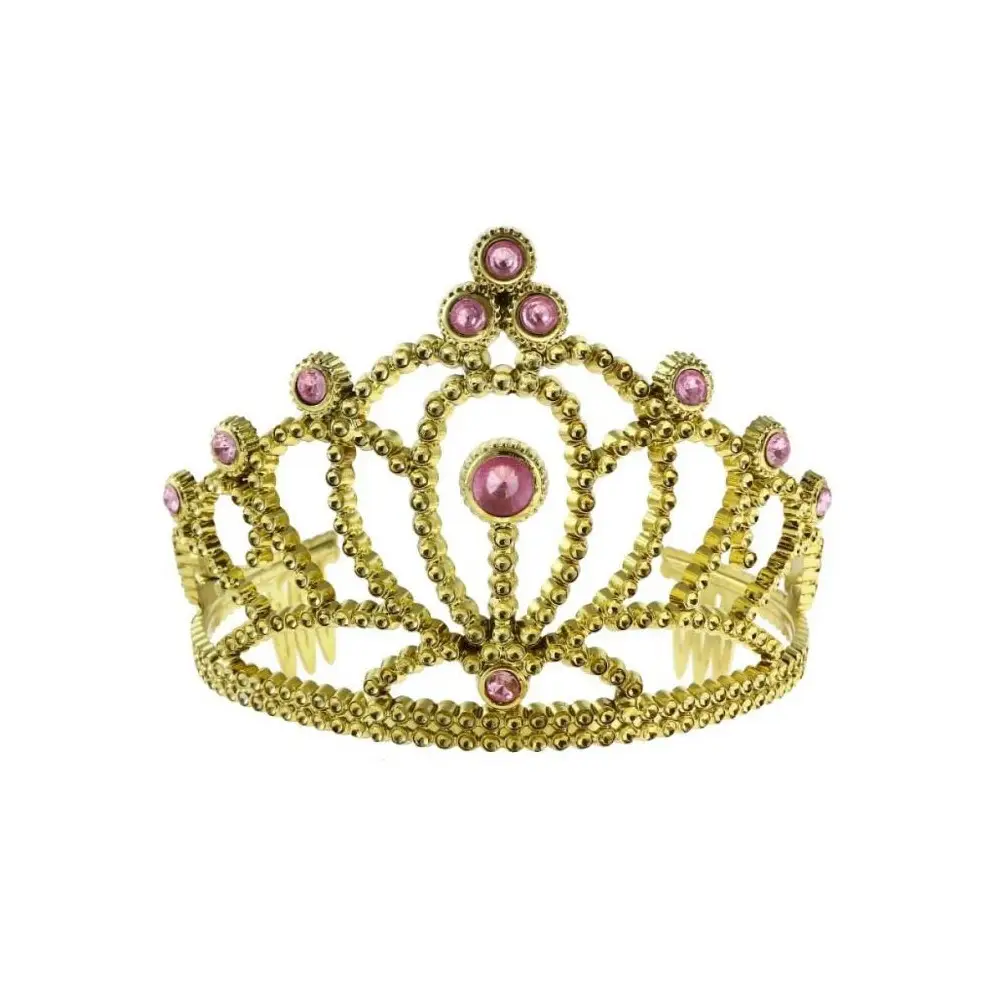 Tiara con perle rosa 1pz  - DIROP-YH