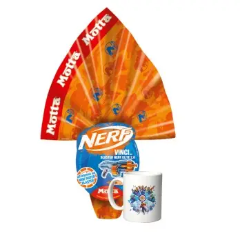 Uovo di Pasqua Nerf con tazza personalizzata