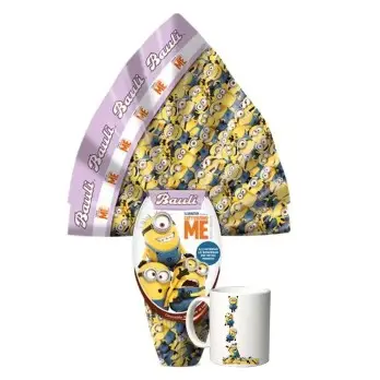 Uovo di Pasqua cattivissimo me Minions con tazza personalizzata