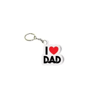 Uovo di Pasqua " I love Papà " Personalizzabile con portachivi tematico