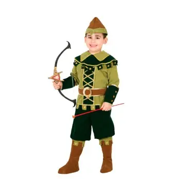 COSTUME DA ROBIN HOOD BABY VARIE TAGLIE 5° 5-6  ANNI