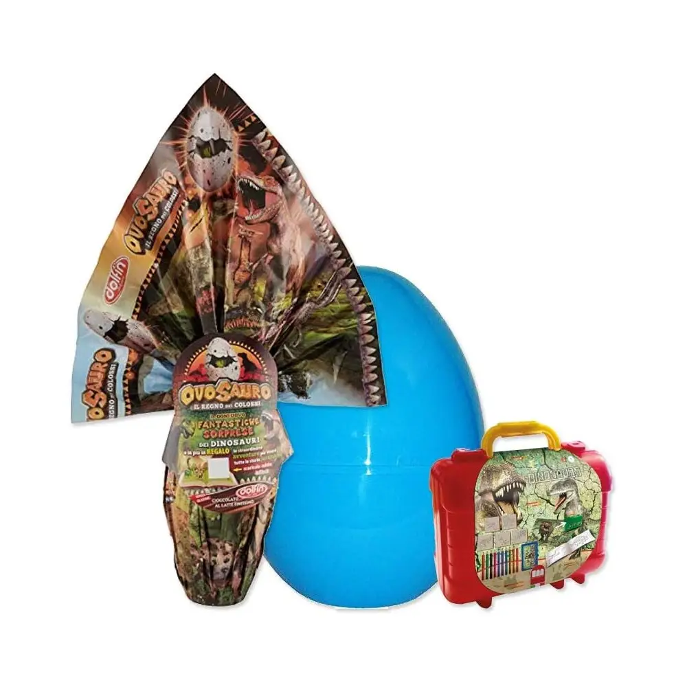 Set Uovo di Pasqua Dinosauri con gadget e Guscio