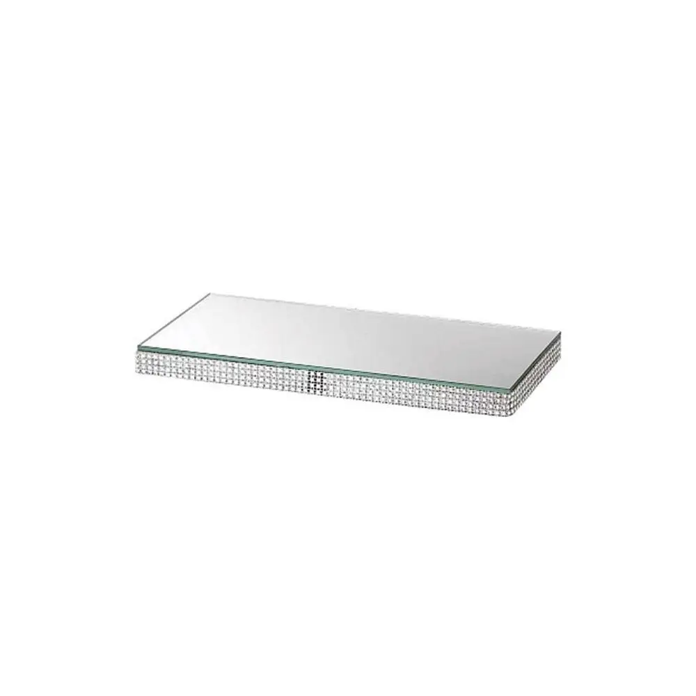 Specchio rettangolare con Bordo Strass l32x16 h1,9 cm - 813X16