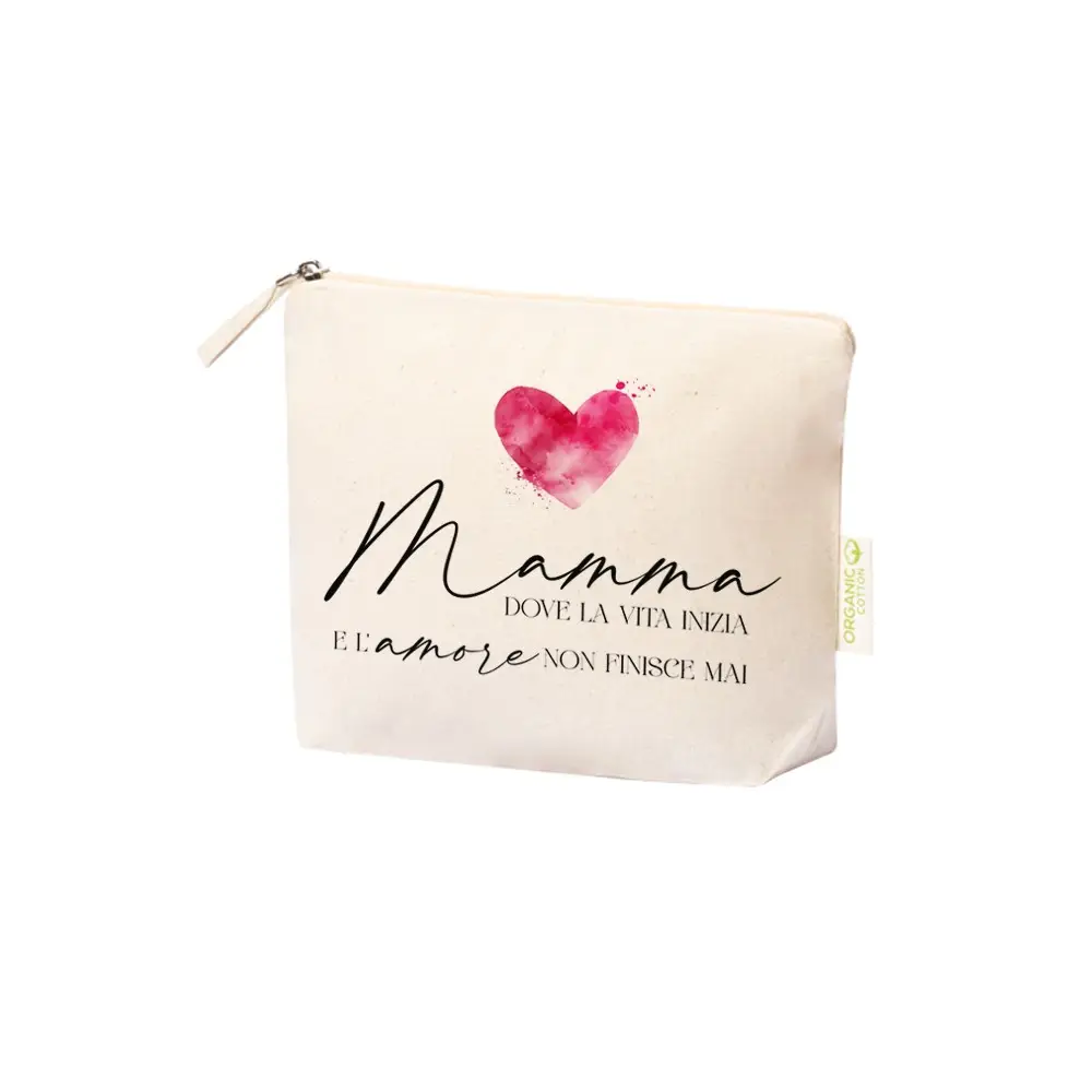 Pochette Trousse Festa Della Mamma " Cuore "