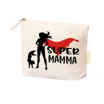 Pochette Trousse Festa Della Mamma " Super Mamma "
