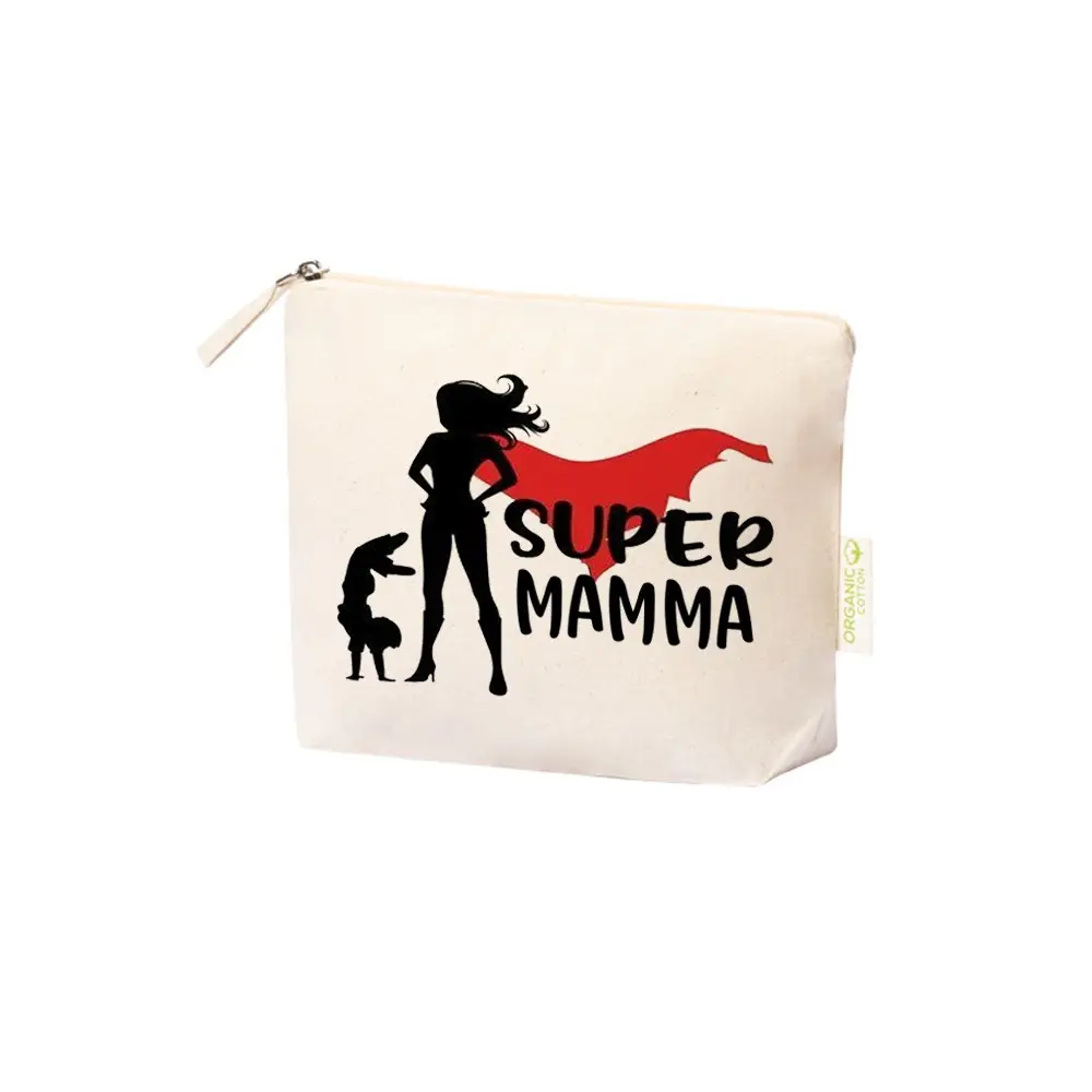 Pochette Trousse Festa Della Mamma " Super Mamma "