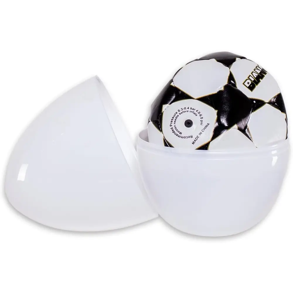 Uovo di plastica con Sorpresa Forza Bianconeri gadget festa Juventus