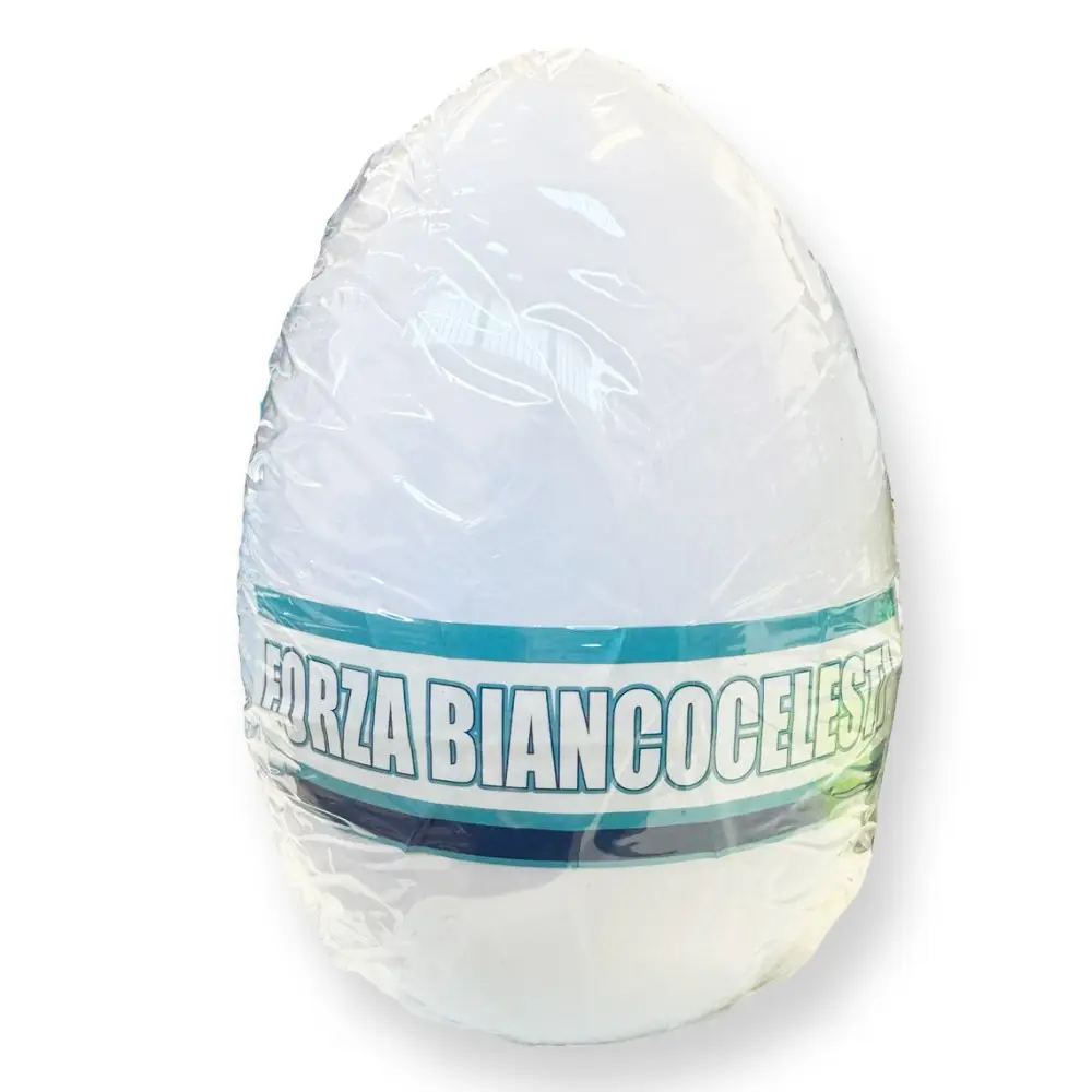 Uovo di plastica con Sorpresa Forza Biancocelesti gadget festa Lazio