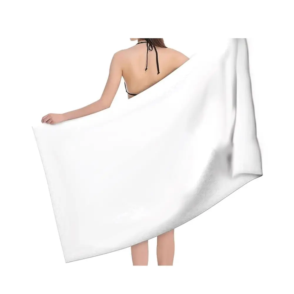 Telo in microfibra Bianco Swimmy 75x150cm  - PM911BI