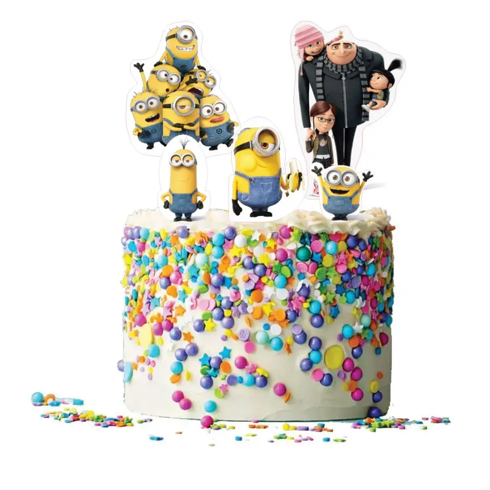 Cake Topper Picks Minions Cattivissimo Me - 5pz