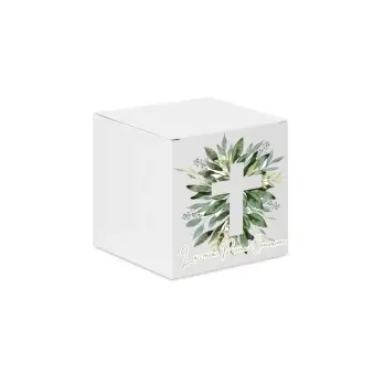 Scatolina Cubetto Prima Comunione Ulivo - 1 PZ
