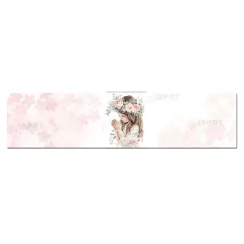 Fascetta adesiva per bottiglie Prima Comunione Romantic Girl