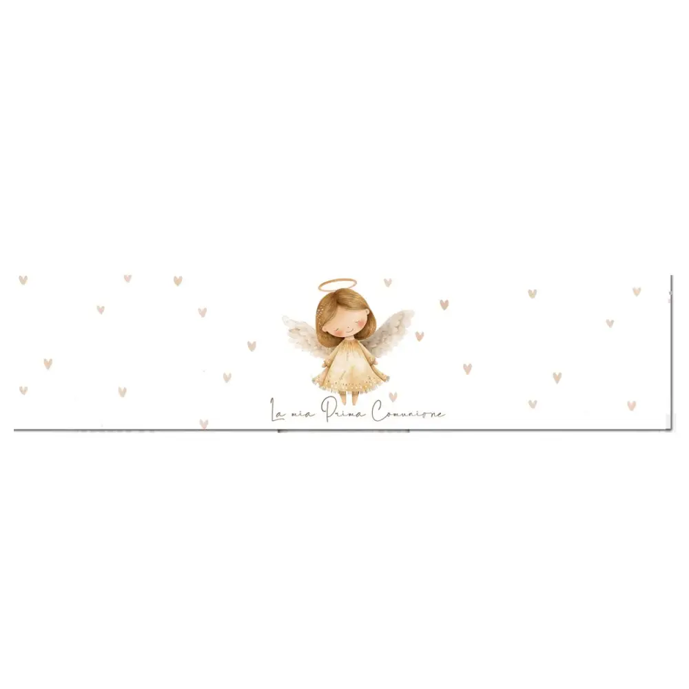 Fascetta adesiva per bottiglie Prima Comunione Little Angel