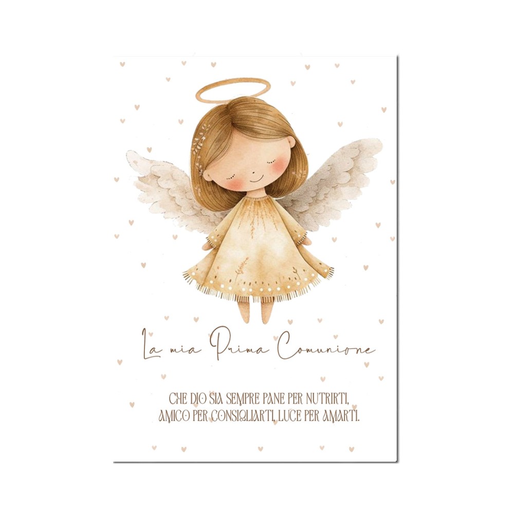 Cartellone di Benvenuto Prima Comunione Little Angel