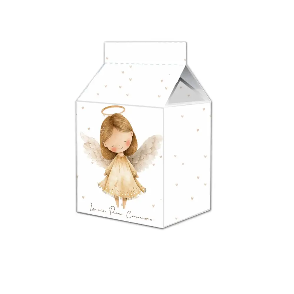 Scatolina Milk Prima Comunione little Angel - 20 pz