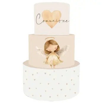 Torta Scenografica per Prima Comunione Little Angel