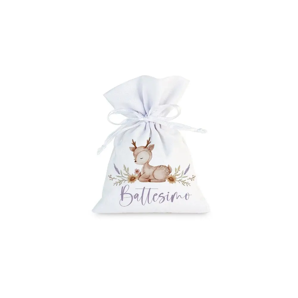 30 Sacchetti Cerbiatto personalizzabili